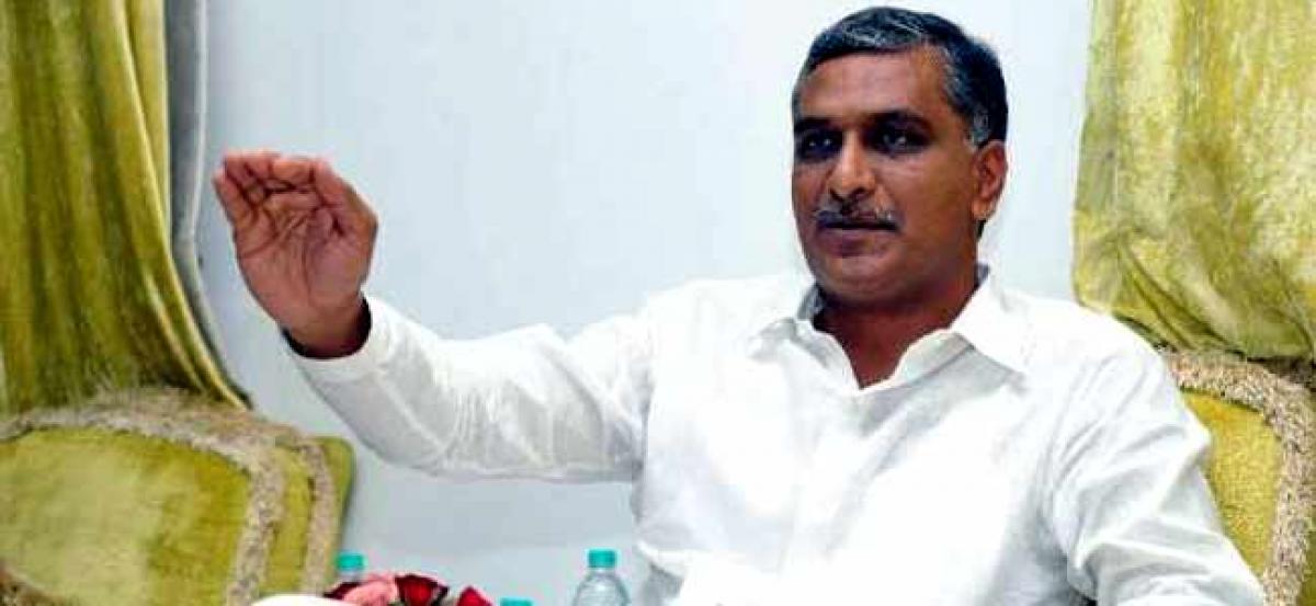 Harish Rao: Telangana Congress leaders blocking Kaleshwaram project