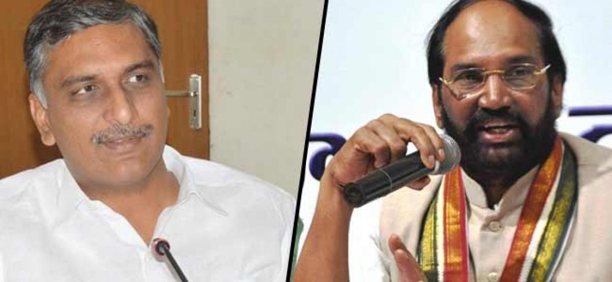 Harish wants answers to 12 questions by Uttam on alliance with TDP