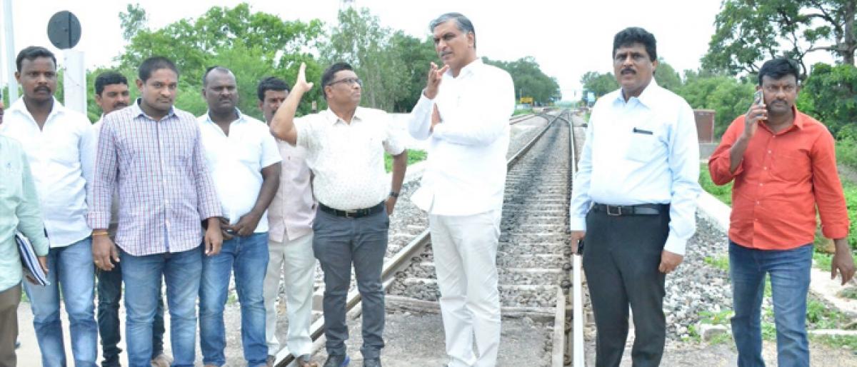Gajwel will get train facility by next year: Harish Rao