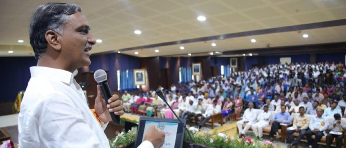 Telangana scripted history by giving water to tail-end areas: Minister T Harish Rao