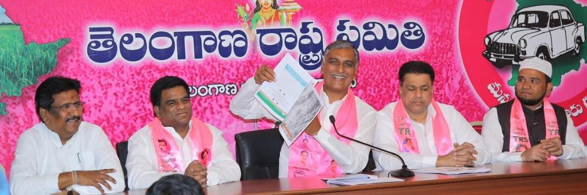 How can invalid rupee in AP become valid in Telangana, asks Harish