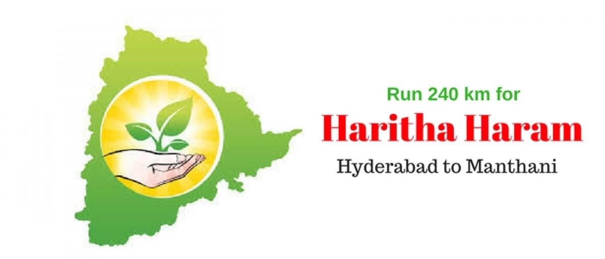 Youth to run 240 km for Haritha Haram