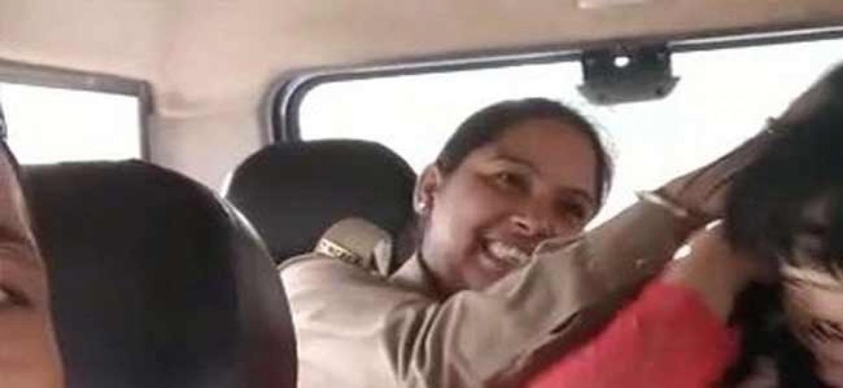 Watch: Shocking footage of UP Police assaulting Hindu woman for being friends with Muslim man