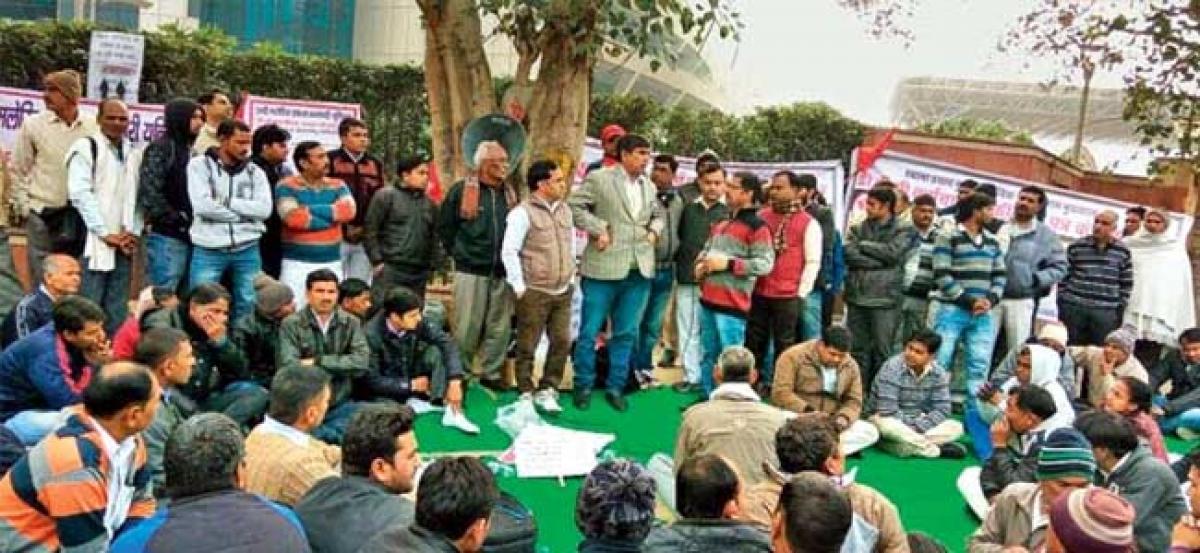 Haryana municipal employees on 3-day strike