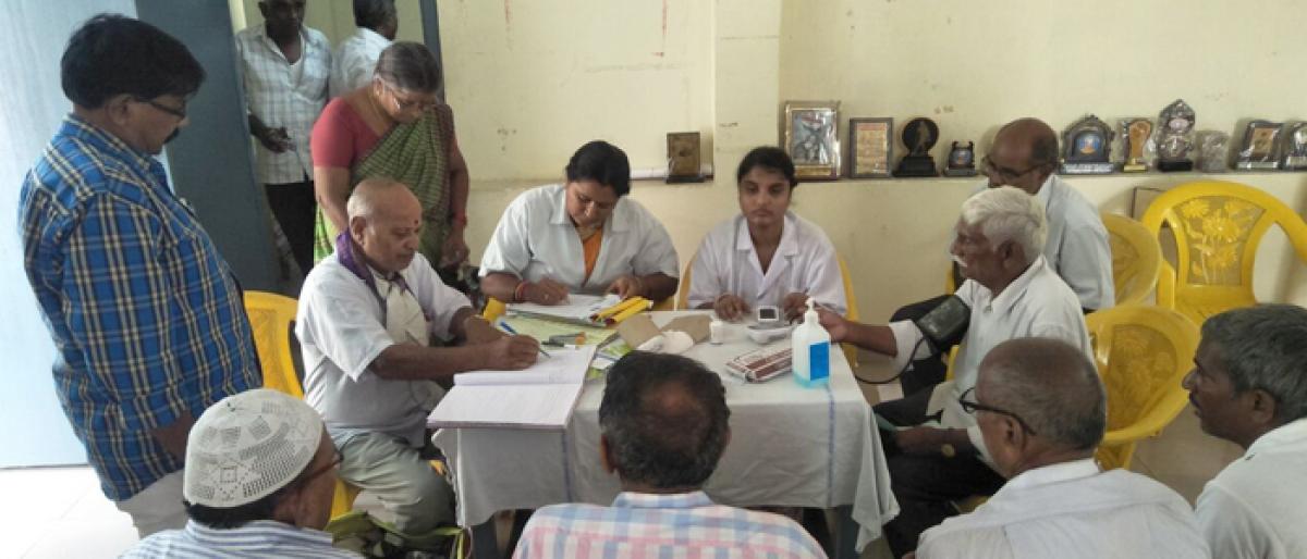 Medical camp for senior citizens held in Vijayawada