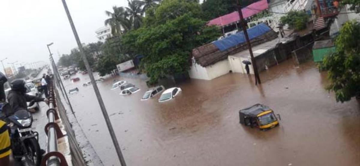 Heavy rains leave houses submerged in Odisha