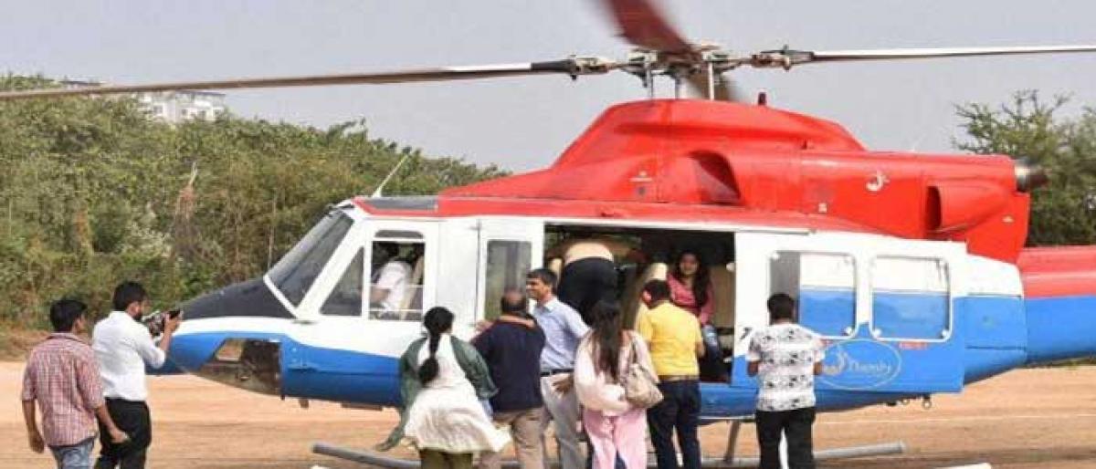 Helicopter joy ride for citizens from today