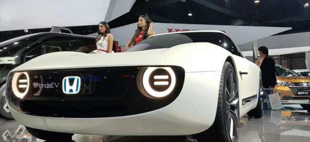 Honda Sports EV Concept Showcased At Auto Expo 2018