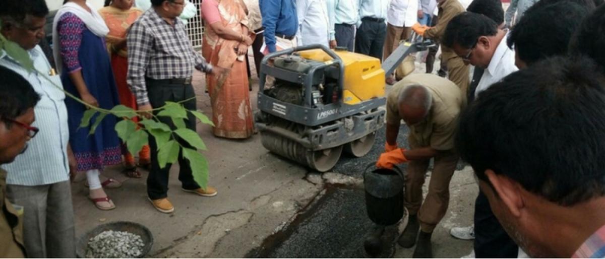 Potholes to be filled under engineers care