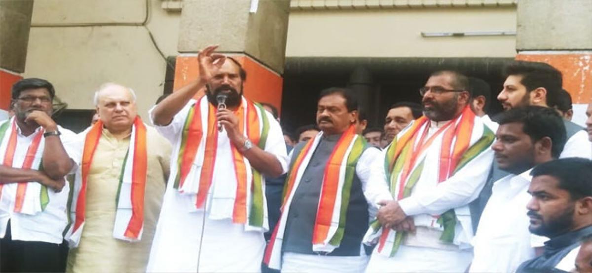 Former TRS leader Syed Ibrahim joins Congress