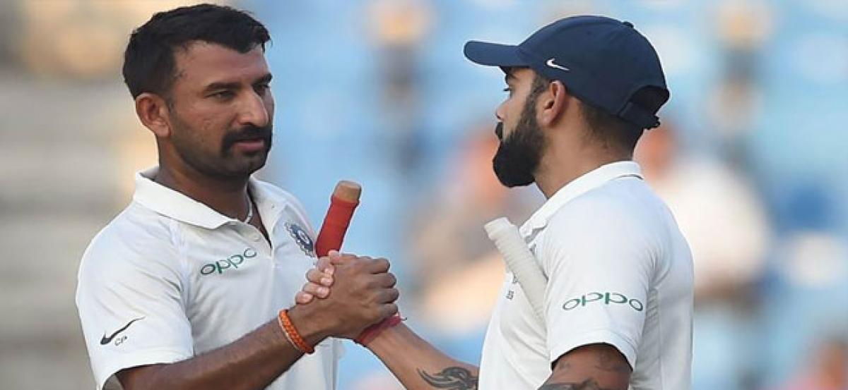 Virat Kohli, Cheteshwar Pujara remain steady in ICC Test rankings