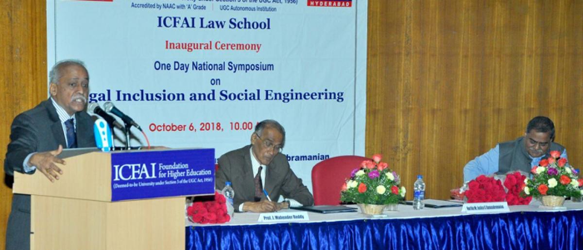 ICFAI Law School conducts national symposium