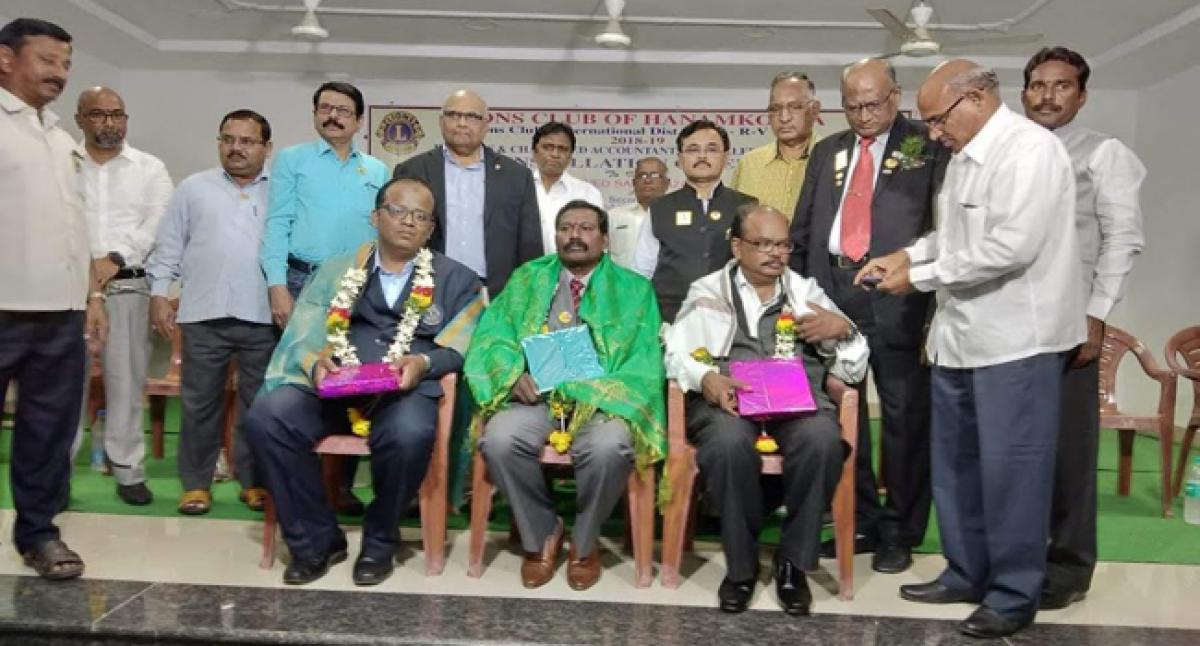 Lions Club Hanamkonda new office bearers take charge