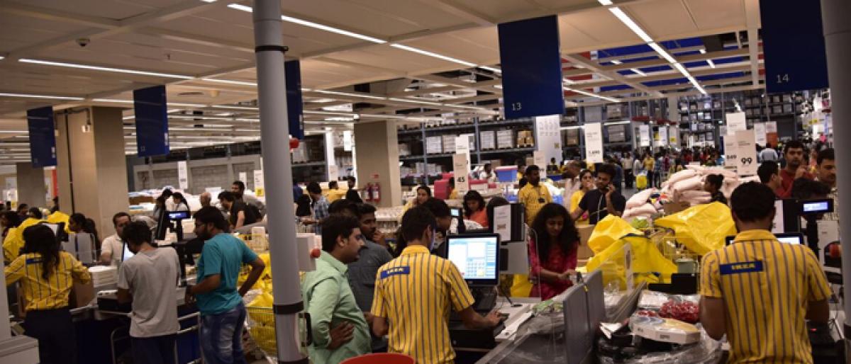 Crowd frenzy marks IKEA store launch in Hyderabad