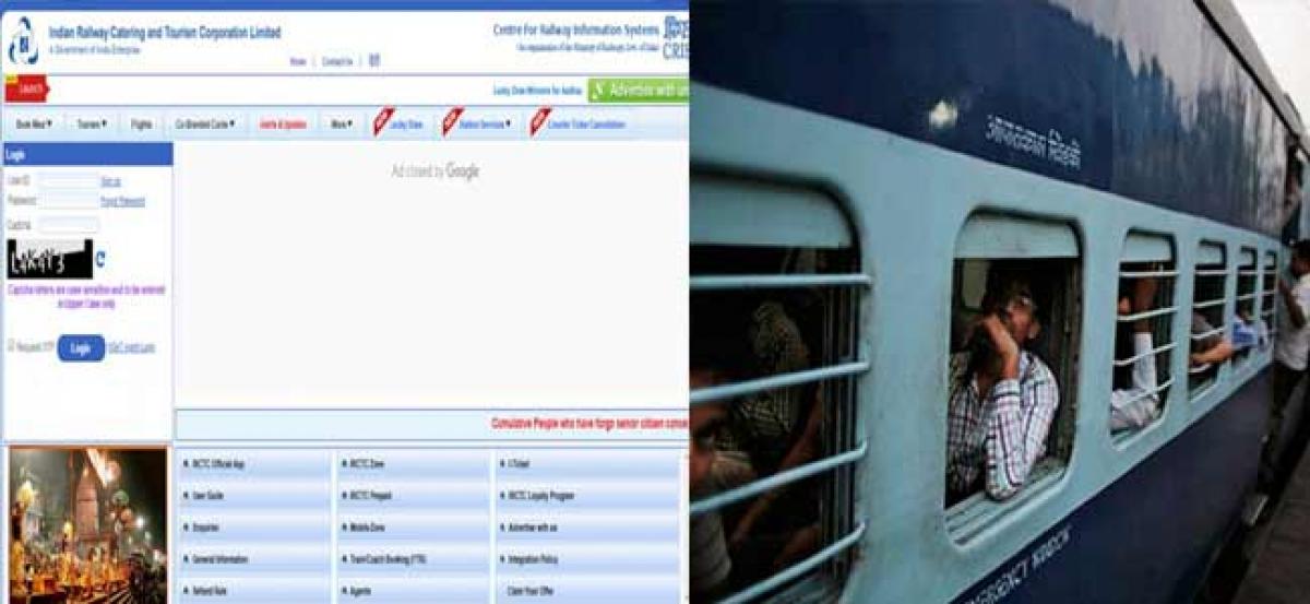 IRCTC website to remain shut for two hours on Nov 10