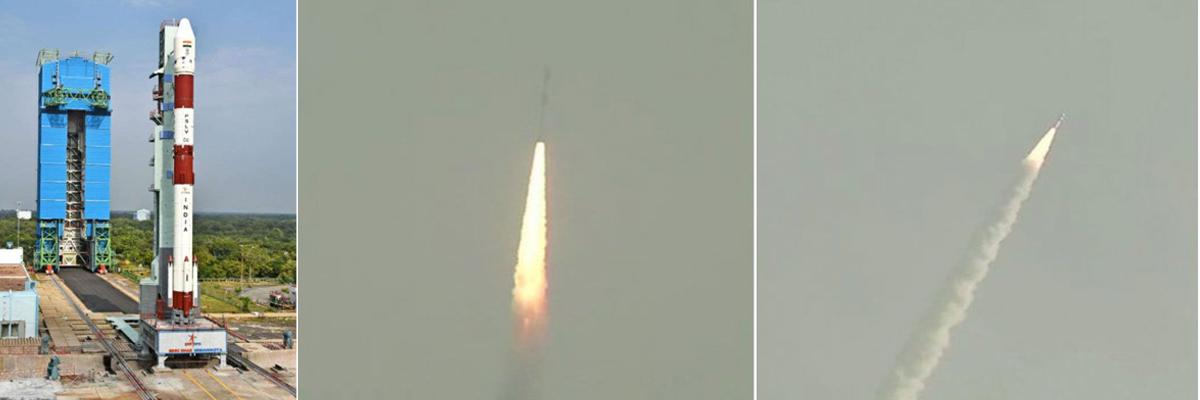 Sriharikota: ISRO launches HysIS, 30 other satellites on PSLV-C43