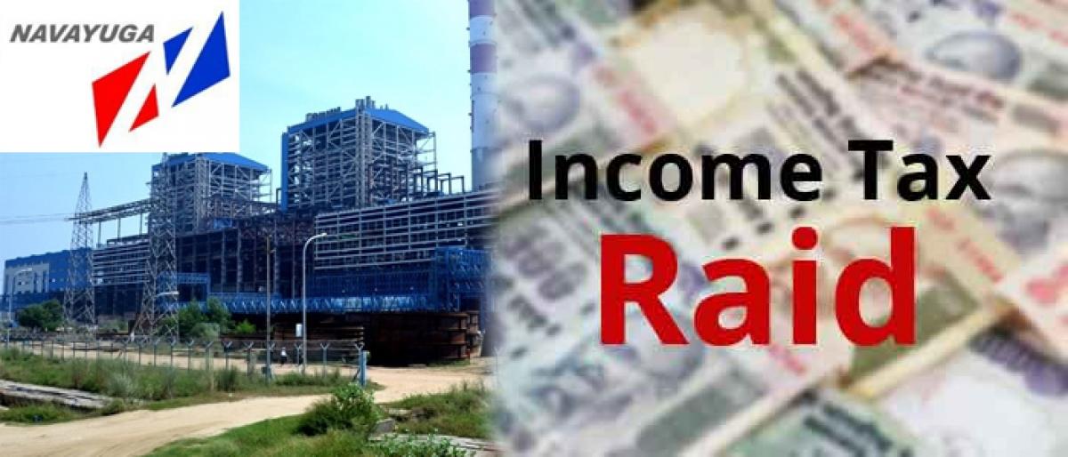 I-T Raids on Navayuga Engineering Company Limited office in JubileeHills