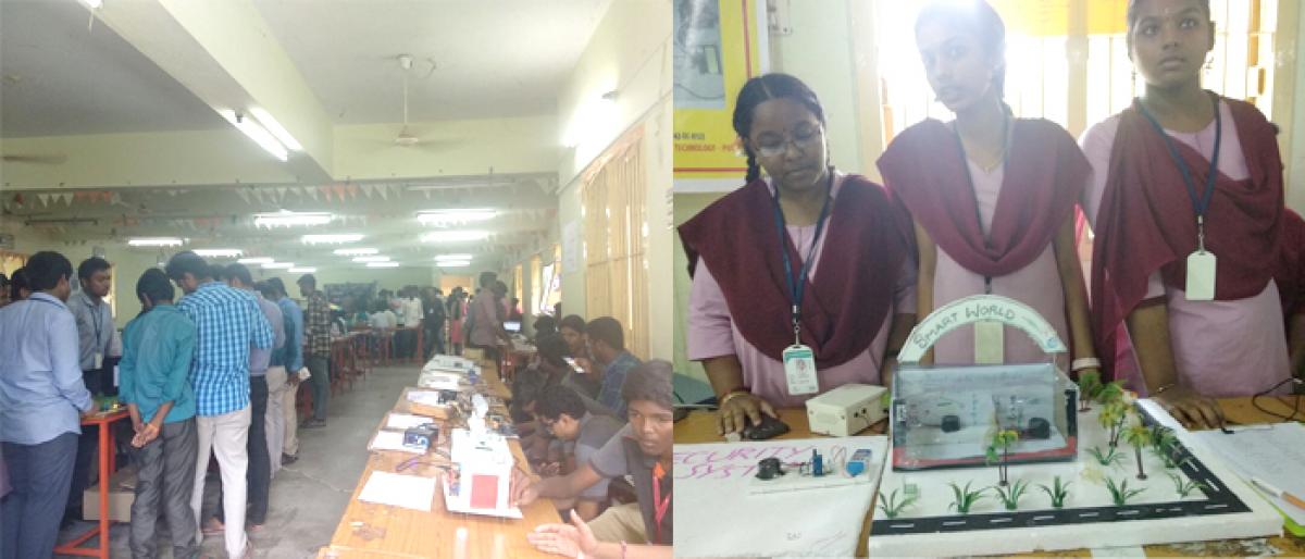 Innovative ideas showcased at SV Government Polytechnic in Tirupati