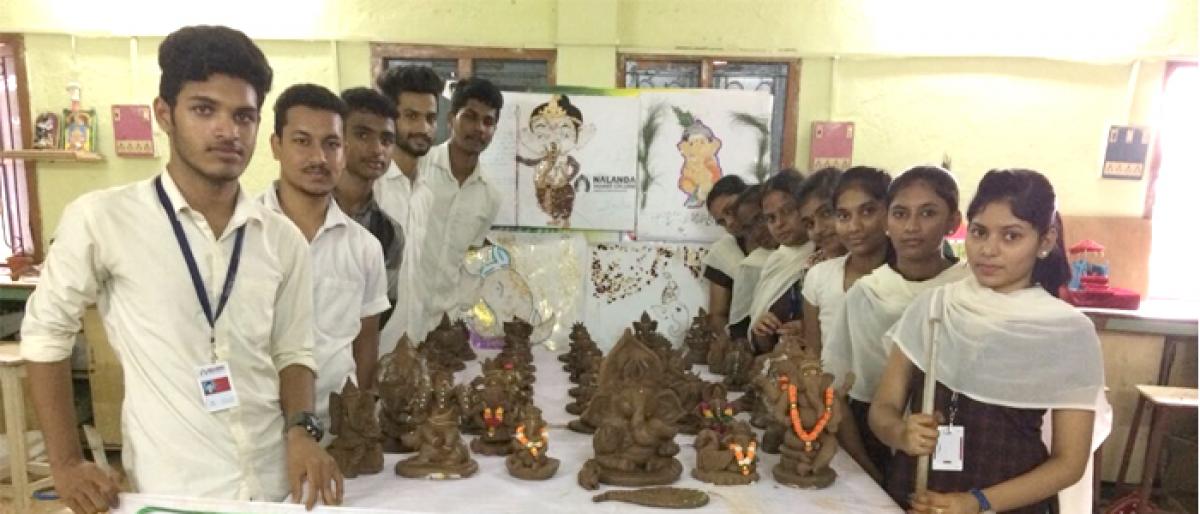 Awareness against POP idols by students in Vijayawada