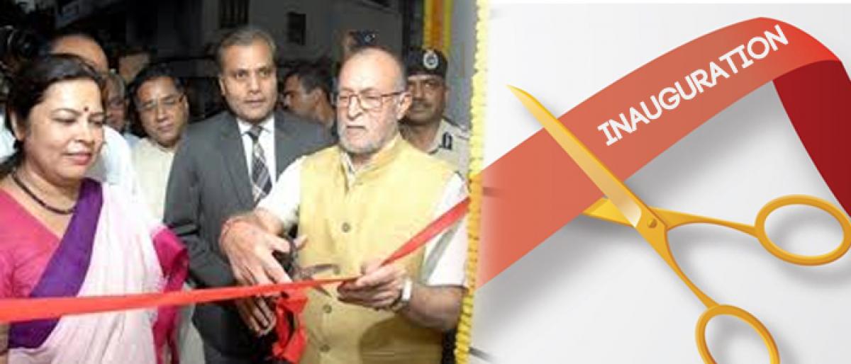 Delhi Lieutenant Governor Anil Baijal inaugurates revamped police booth at Khan Market