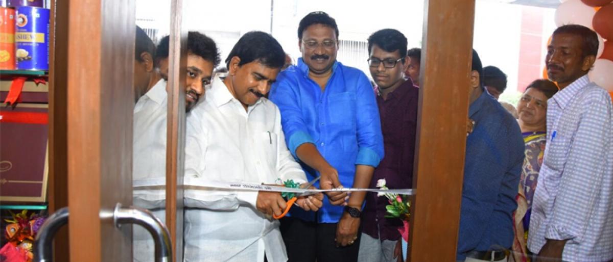 Minister  Devineni Umamaheswara Rao inaugurates Chocolate Room
