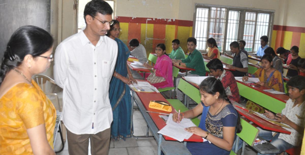 SSC exams begin on a peaceful note in West Godavari district