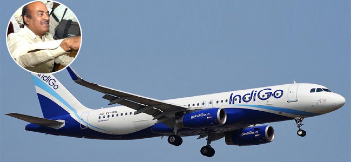 IndiGo revokes flying ban on TDP MP Diwakar Reddy