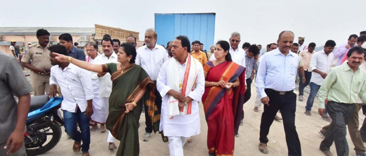 Complete Yadadri temple works by September-end: Minister to officials