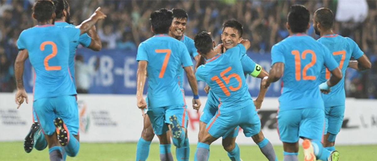 Chhetri brace brings Continental glory