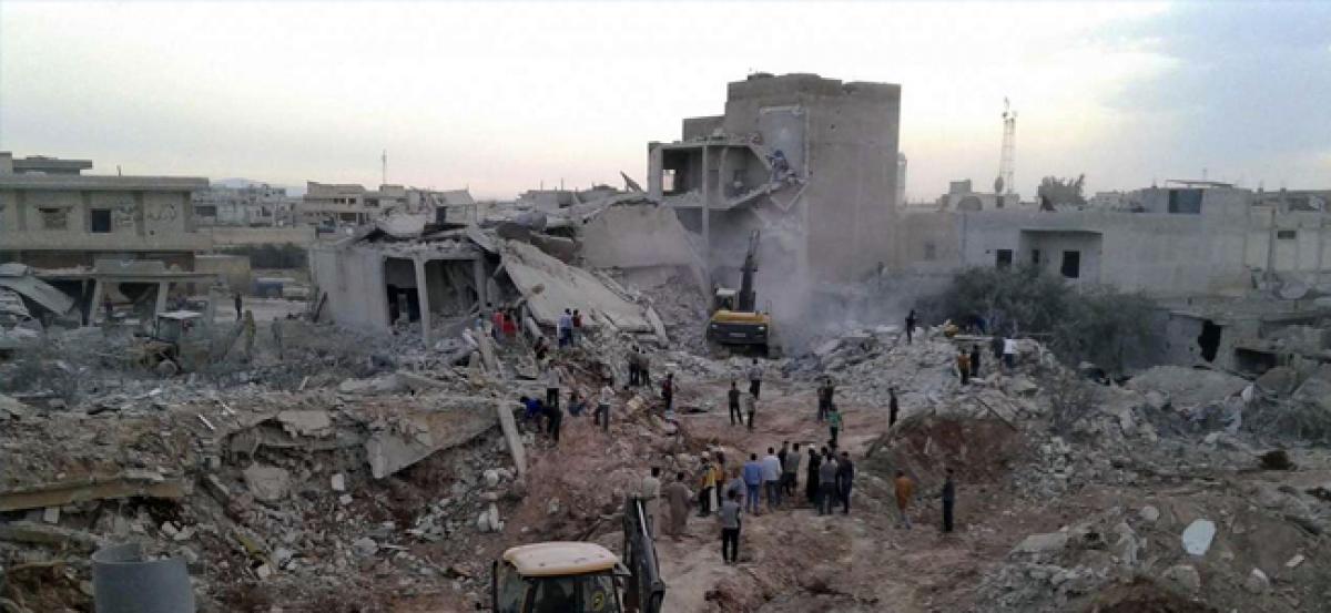 Air strikes by Russia kill at least 44 in Syrias Idlib: monitor
