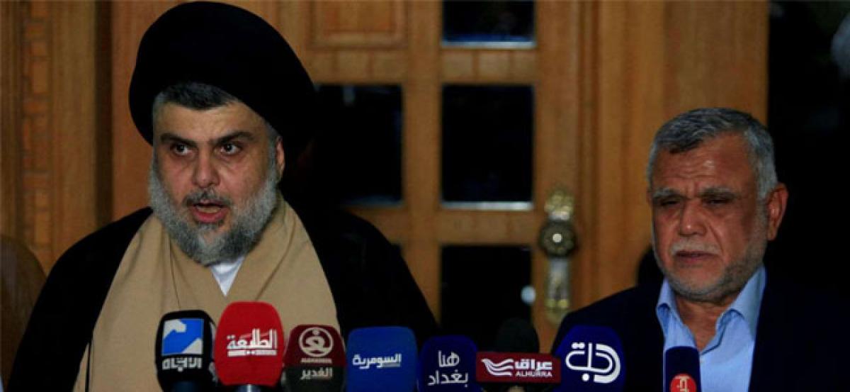 Iraq Election: Cleric Sadr, Iran-backed militia chief Amiri announce political alliance; still short of majority