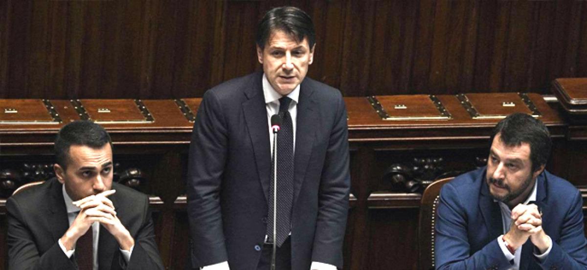 Italys populist government wins parliamentary approval, formally takes office