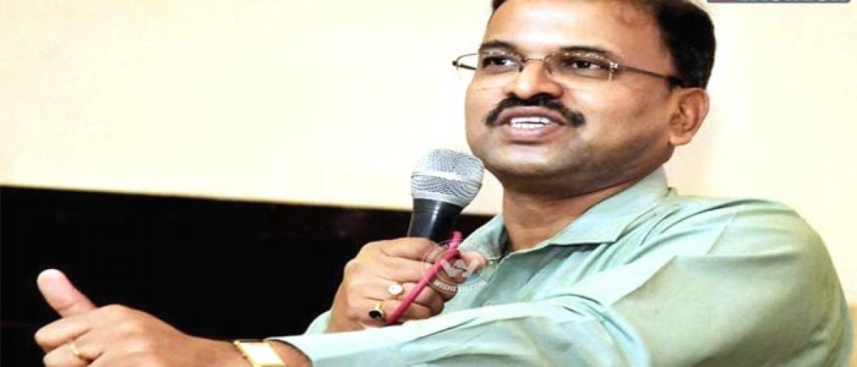 Work hard to achieve goals,   exhorts Lakshminarayana