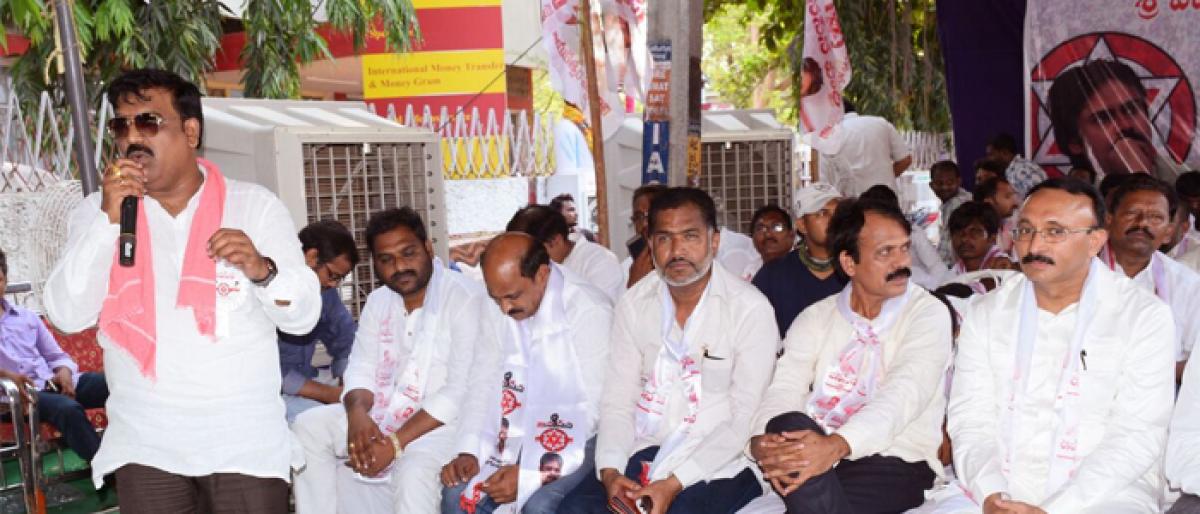 Jana Sena observes fast in support of Pawan Kalyan