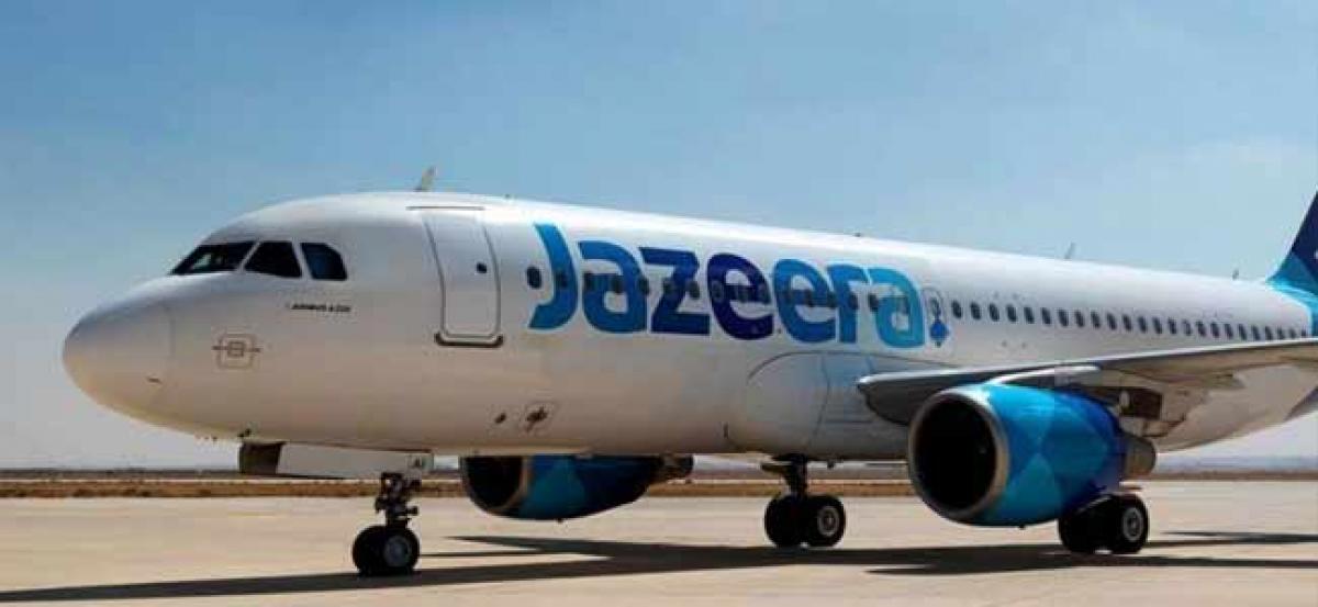 Jazeera flight catches fire during landing in Hyderabad, all passengers safe