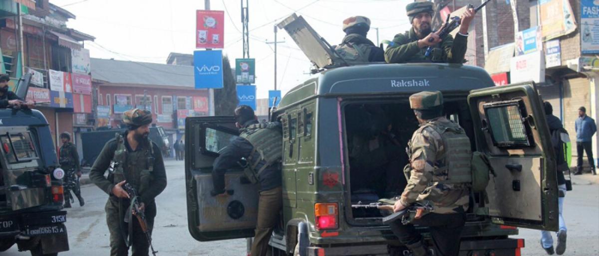 JeM’s IED blast kills 4 cops in Kashmir