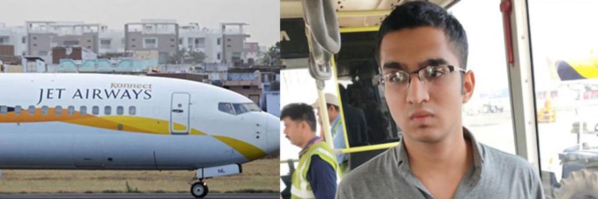 Jet Airways passenger held for terrorist pun