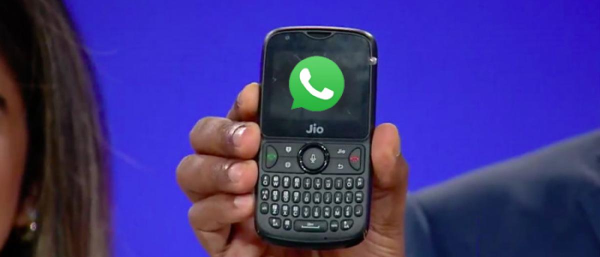 RJio launches Whatsapp on JioPhones