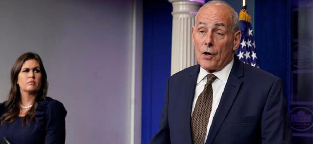 John Kelly rebukes Trumps critics over military death