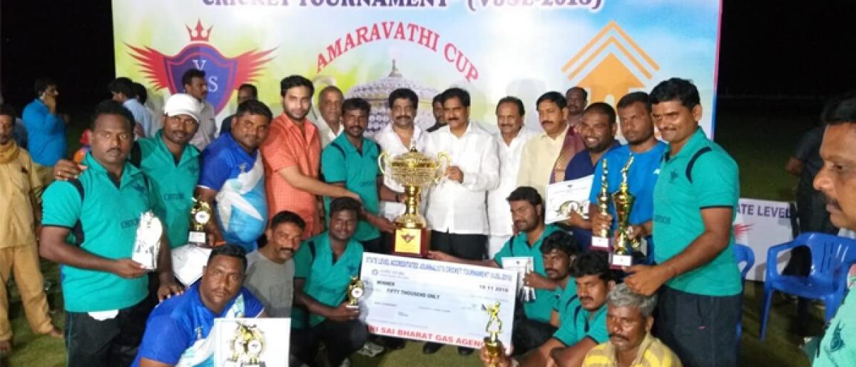 Chittoor team wins Accredited Journalists Trophy