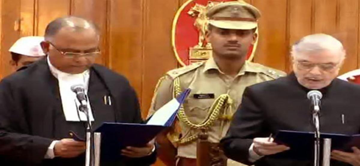 Justice Antony Dominic sworn in as Chief Justice of Kerala