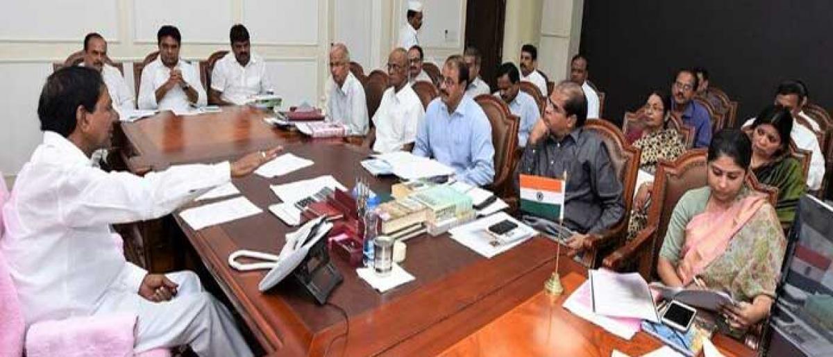 KCR equips officials for land survey