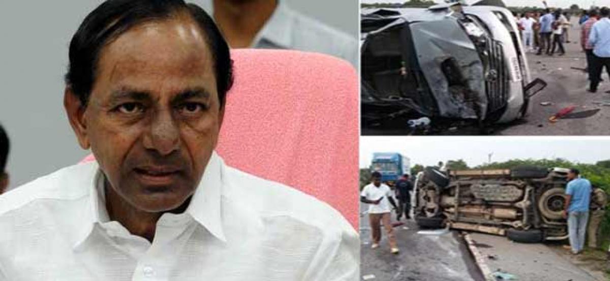 CM KCR express grief over Harikrishnas death