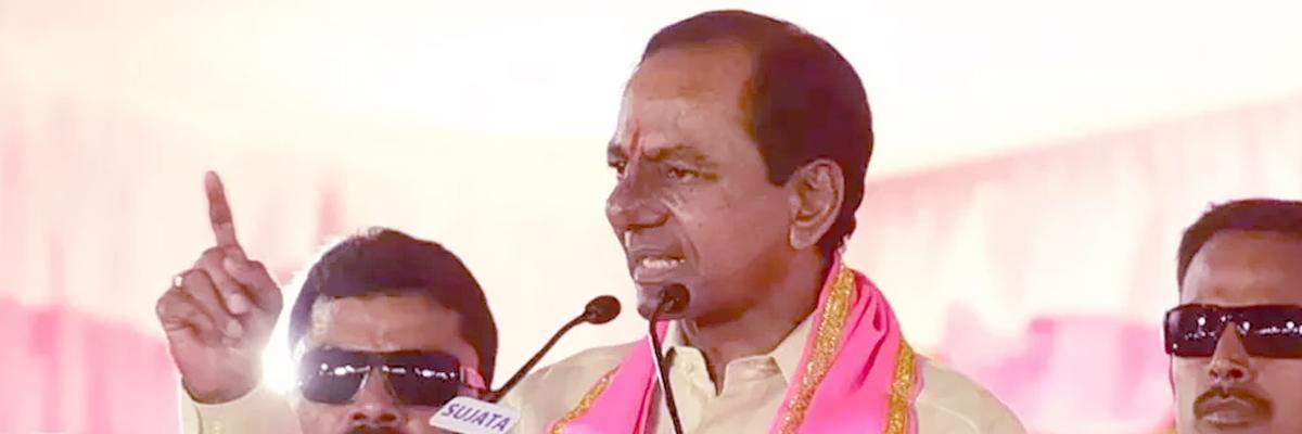 Think and vote: KCR tells voters at Patancheru meeting