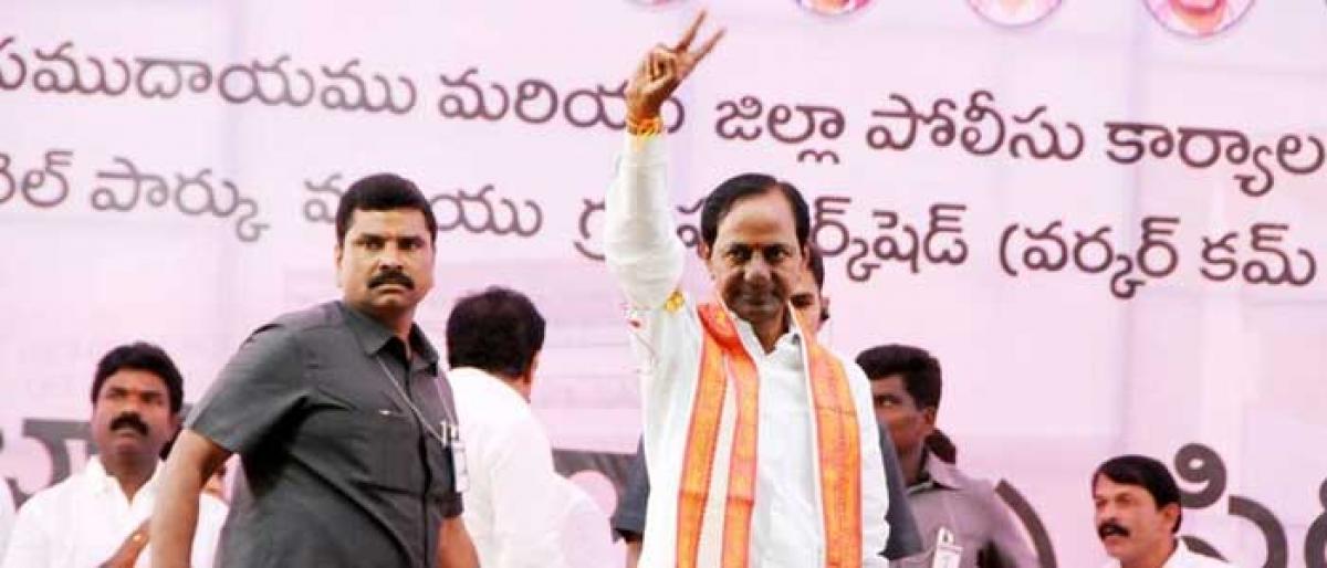 Telangana a role model in country, says KCR
