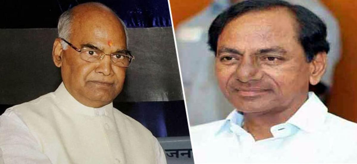 KCR congratulates President Elect Ramnath Kovind