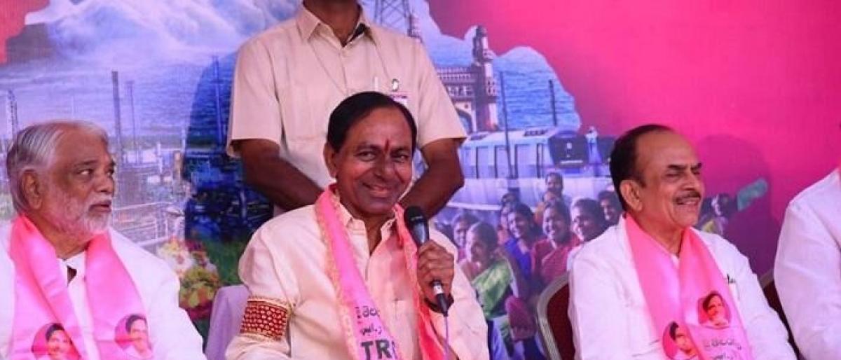 Round one goes to... KCR, TRS