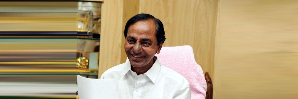 CM KCR greets people on New Year