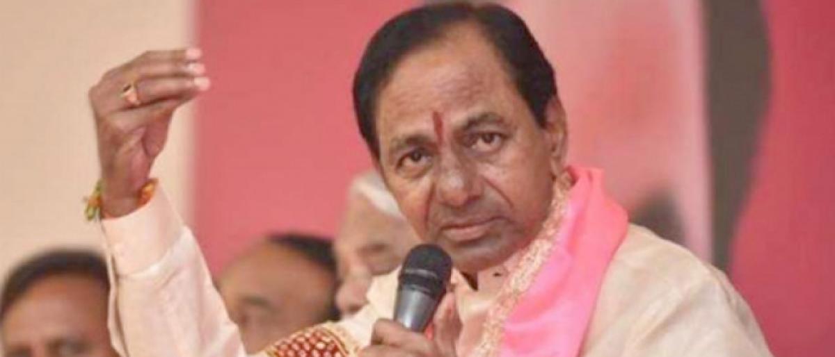 CM KCR to resume poll campaign from next week