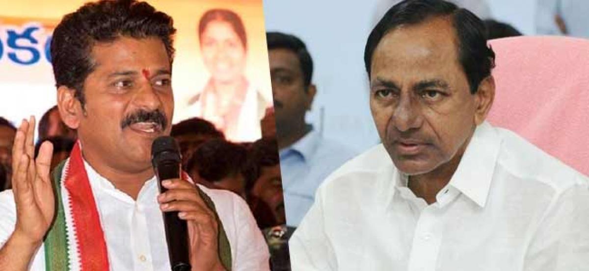 Revanth Reddy takes a dig at KCR